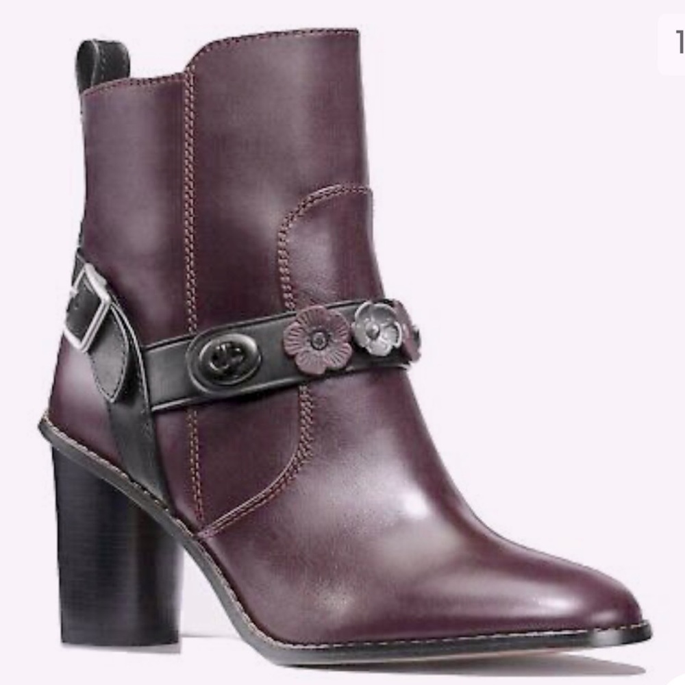 NWOB Coach Moto Bootie FG1032 size 8